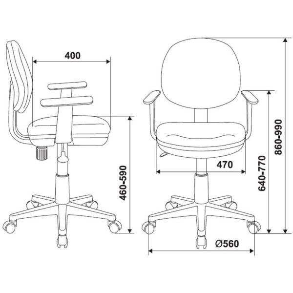 Детское компьютерное кресло Бюрократ CH-W356AXSN, оранжевый бэнг
