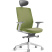 Кресло компьютерное Bestuhl J1, рама белая, зеленый