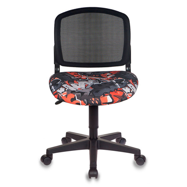 Детское компьютерное кресло Бюрократ CH-296NX/Graffity, черный