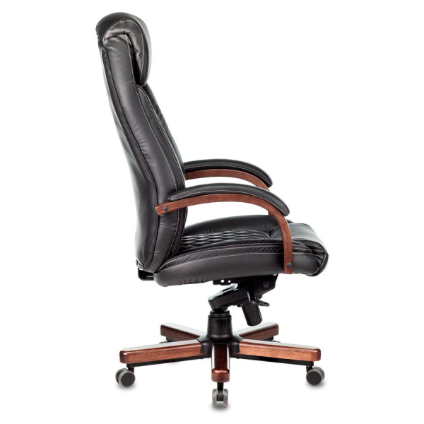 Кресло компьютерное Бюрократ T-9924WALNUT, черный Кресло компьютерное Бюрократ T-9924WALNUT, черный