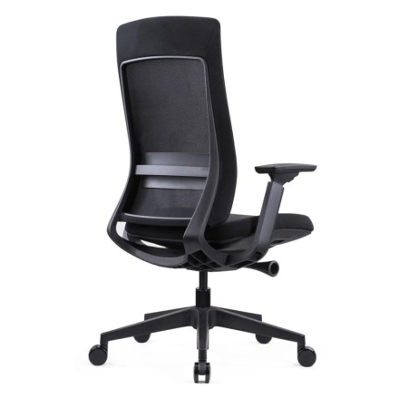 Кресло компьютерное SitZone E-VL002B, сетка, ткань, пластик, черный