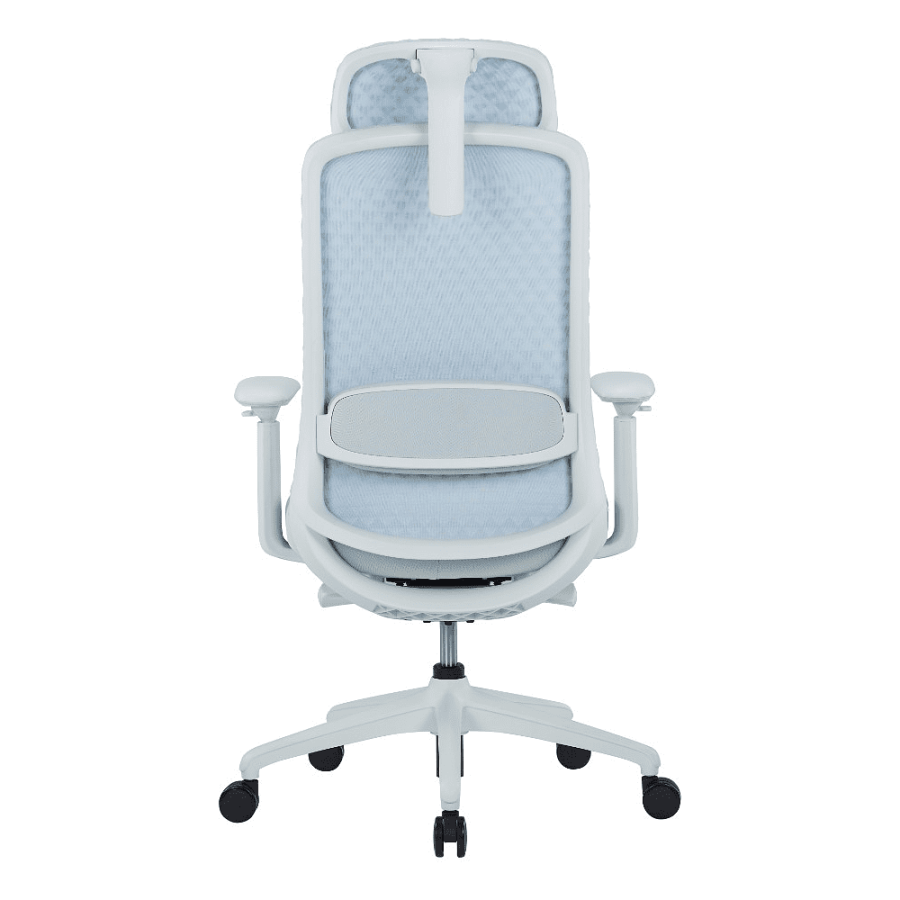 Кресло компьютерное SitZone CH-531A-BS, ткань, пластик, белый, -30% 
