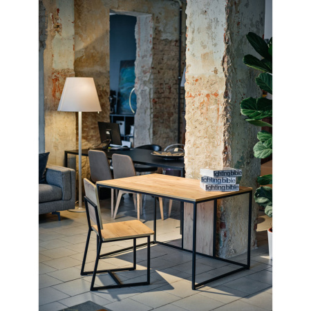 Стол письменный DT-1, черный, белый крафт Стол письменный DT-1, черный, белый крафт