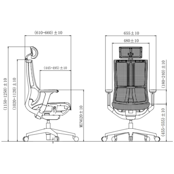 Кресло компьютерное SitZone E-303-001A-P1-BK, сетка, черный Кресло компьютерное SitZone E-303-001A-P1-BK, сетка, черный