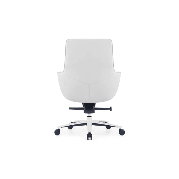 Кресло для руководителя SitZone CH-500B, кожа, алюминий, белый, -30%