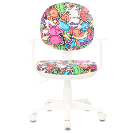 Детское компьютерное кресло Бюрократ CH-W356AXSN, разноцветный