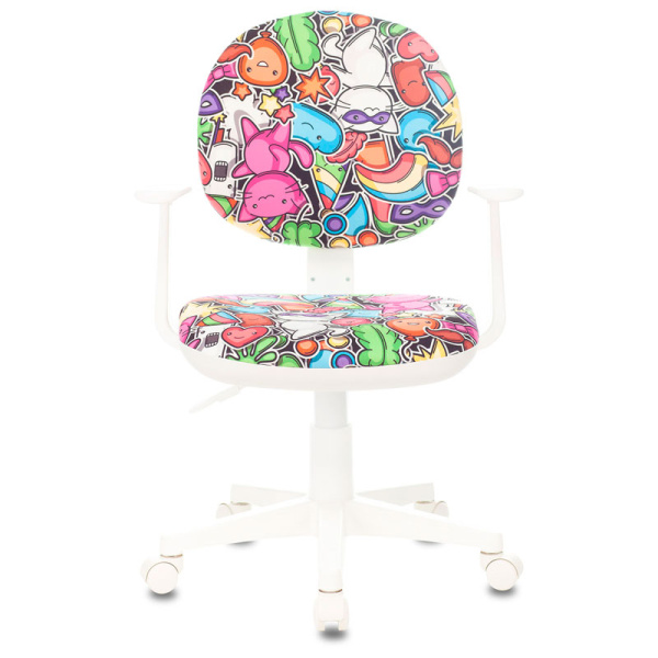 Детское компьютерное кресло Бюрократ CH-W356AXSN, разноцветный