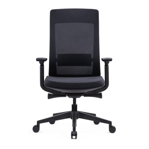 Кресло компьютерное SitZone E-VL002B, сетка, ткань, пластик, черный, -30%