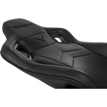 Кресло игровое Бюрократ Knight Gladiator, экокожа, металл, черный Кресло игровое Бюрократ Knight Gladiator, экокожа, металл, черный