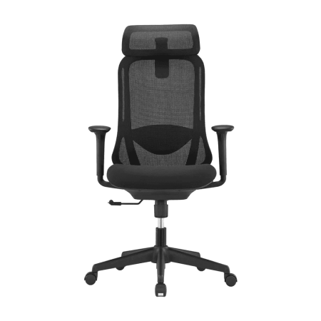 Кресло компьютерное SitZone U-090A, сетка, ткань, пластик, черный