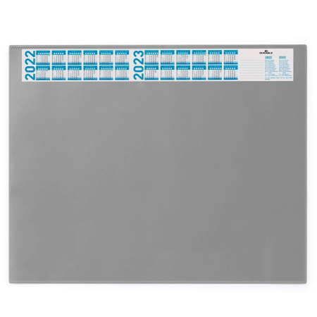 Бювар с календарем Durable, 52x65 см, темно-серый