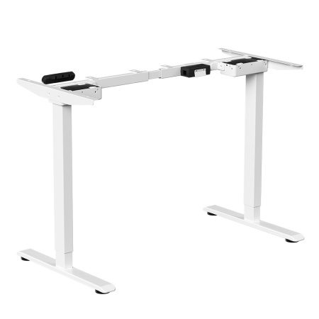 Каркас стола с электроприводом двухмоторный AOKE, Well Desk Prime, белый (AK2YJRT-TYDB2-M80-WT)