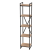Стеллаж Loft CH-2, черный, табачный крафт Стеллаж Loft CH-2, черный, табачный крафт