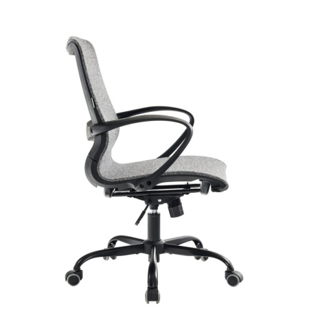 Кресло компьютерное EVERPROF Zero, ткань, металл, черный