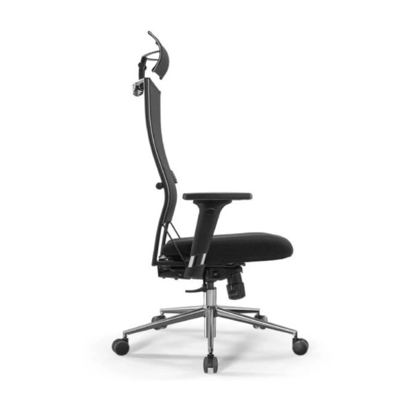 Кресло компьютерное ErgoLife SynchroSit Air-180 B2-311D, ткань, сетка, черный