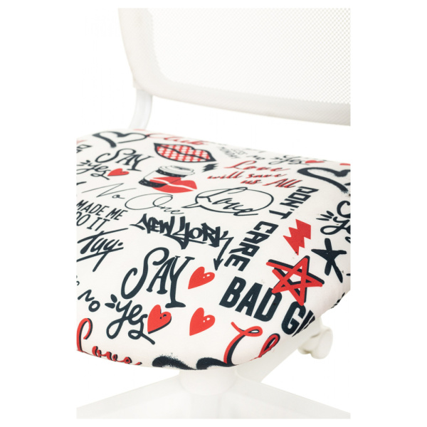 Детское компьютерное кресло Бюрократ CH-W296NX, белый