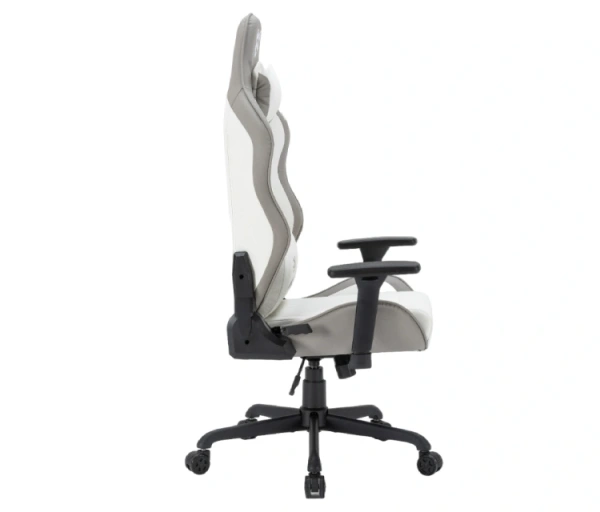 Кресло игровое BRAVE WS-4 Cronus White экокожа, белый, крестов. металл Кресло игровое BRAVE WS-4 Cronus White экокожа, белый, крестов. металл