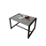 Стол журнальный ALLERD RION, черный муар, Бетон