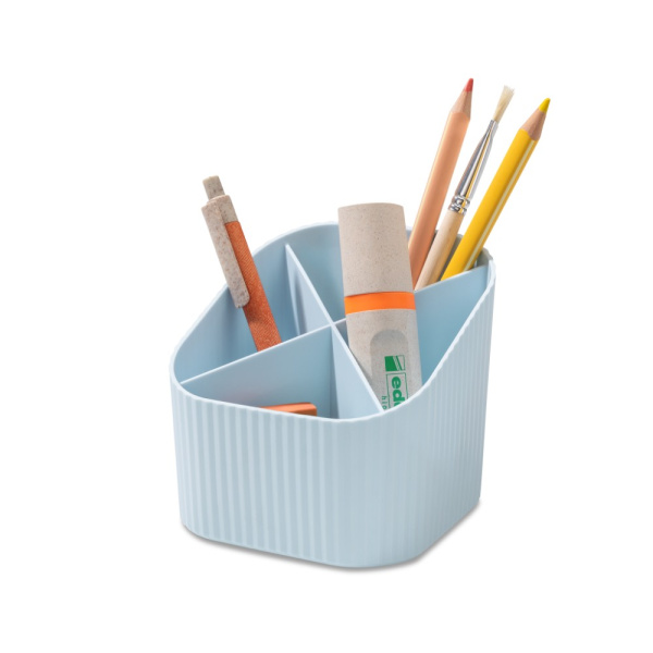 Подставка для канцелярских мелочей Han Re-X-Loop, пастельный синий  Подставка для канцелярских мелочей Han Re-X-Loop, пастельный синий