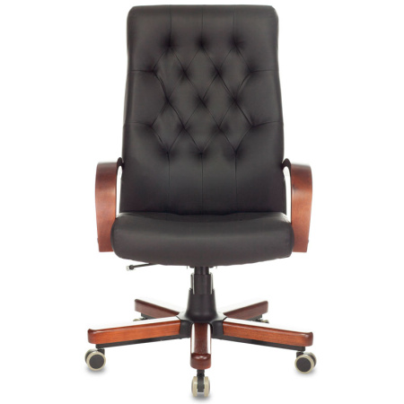 Кресло компьютерное Бюрократ T-9928WALNUT/ECO, черный