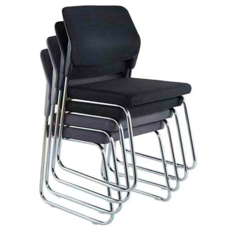 Кресло для посетителей SitUp SKY Chrome сетка, черный