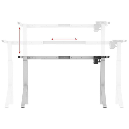 Стол подъемный Fit Focus Y- desire (регулируемый по высоте каркас арт. 9065260 и столешница арт. 9072452)
