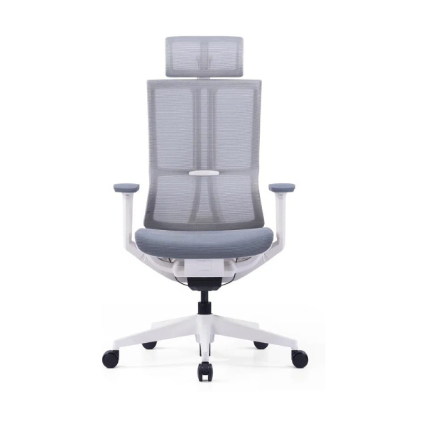 Кресло компьютерное SitZone E-303-001A-P1-WH, сетка, серый Кресло компьютерное SitZone E-303-001A-P1-WH, сетка, серый