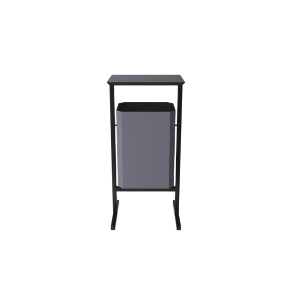 Урна уличная для мусора СТАНДАРТ, 35 л, металл, серый