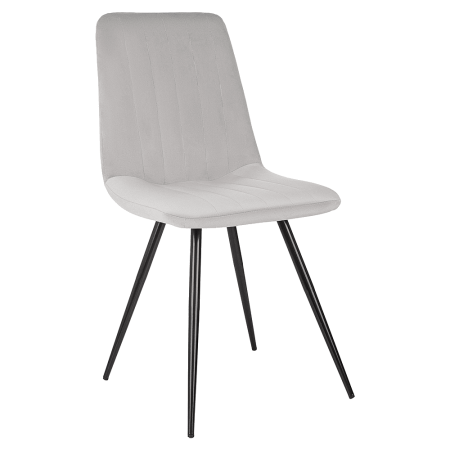 Стул Бюрократ "CH-K6_4", ткань, светло-серый, металл, комплект 4 штук