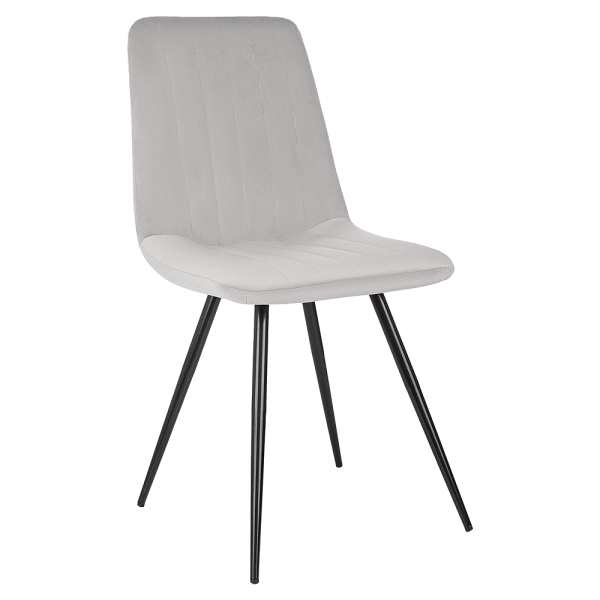 Стул Бюрократ "CH-K6_4", ткань, светло-серый, металл, комплект 4 штук