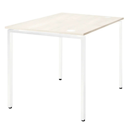 Стол письменный Millwood Лофт Сиэтл (ДТ-5), 1600х700 мм, дуб белый крафт, белый