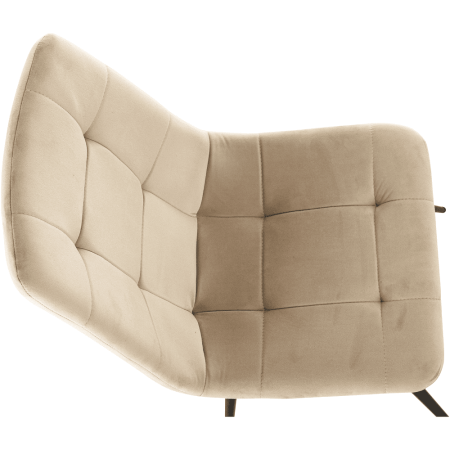 Стул Бюрократ "CH-K1_4", ткань, бежевый, металл, комплект 4 штуки