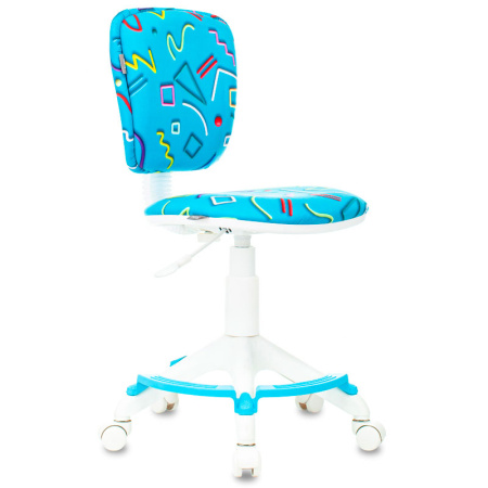 Детское компьютерное кресло Бюрократ CH-W204/F, голубой