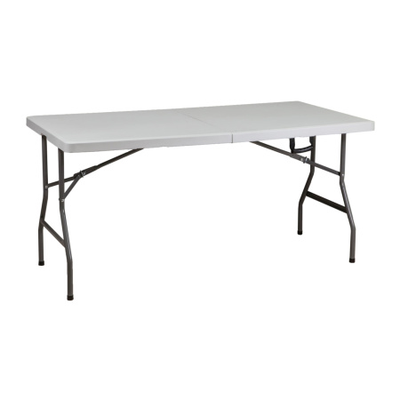 Стол складной 1520х760х740 мм, пластик, белый