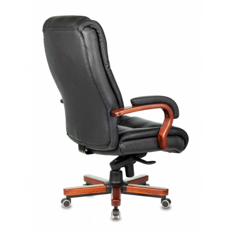 Кресло компьютерное Бюрократ T-9925WALNUT, черный