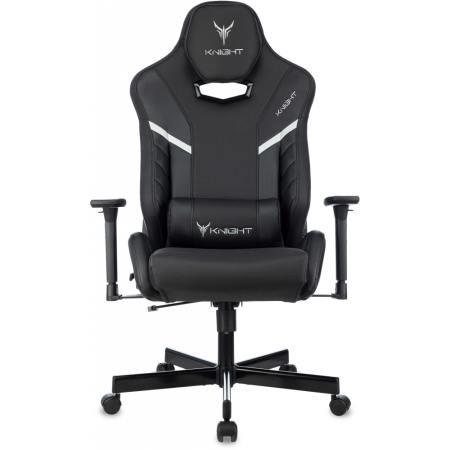 Кресло игровое Knight Thunder 5X экокожа, черный