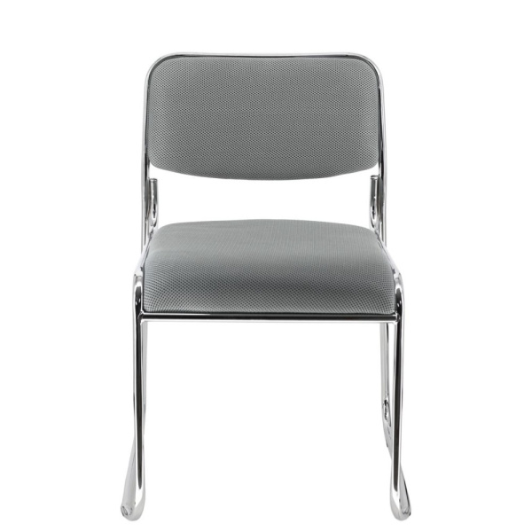 Стул для посетителей EVERPROF "Fix", ткань, металл, темно-серый