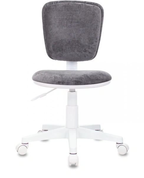  Кресло детское Бюрократ CH-W204NX, ткань, серый Italia 26, пластик, корпус белый