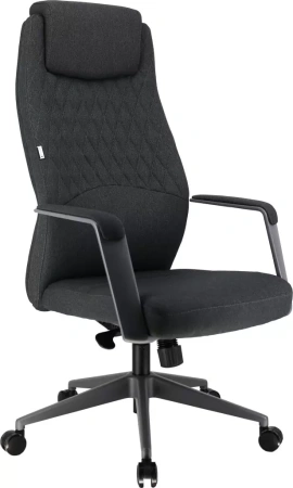Кресло компьютерное EVERPROF Singapure, ткань, темно-серый, металл, корпус черный