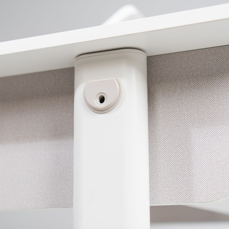 Комплект Ergosmart ученический Caravel S: стол регулируемый Caravel S, полка с подставкой для книг Wooden space S