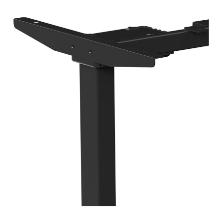 Стол с электроприводом WellDesk Prime, 1300x675х18 мм, черный, сосна аланд полярная