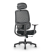 Кресло компьютерное SitZone U-073A, сетка, ткань, пластик, черный, -30%