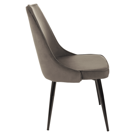 Стул Бюрократ "CH-K4", ткань, коричневый, металл