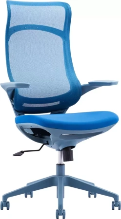 Кресло компьютерное EVERPROF Spirit, сетка, синий