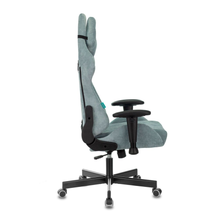 Игровое компьютерное кресло VIKING KNIGHT Fabric Light-28, серо-голубой