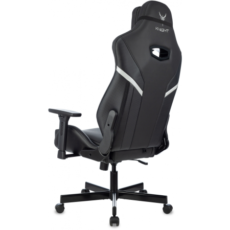 Кресло игровое Knight Thunder 5X экокожа, черный