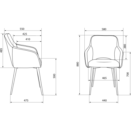 Кресло "Бюрократ CH-380F", ткань, сапфировый, каркас металл, корпус черный