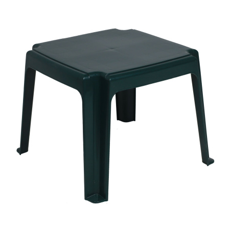 Столик для шезлонга, пластик, темно-зелёный