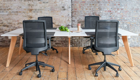 Кресло компьютерное Bestuhl S30, рама белая, серый