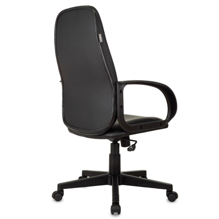 Кресло компьютерное Бюрократ CH-808AXSN, экокожа, черный